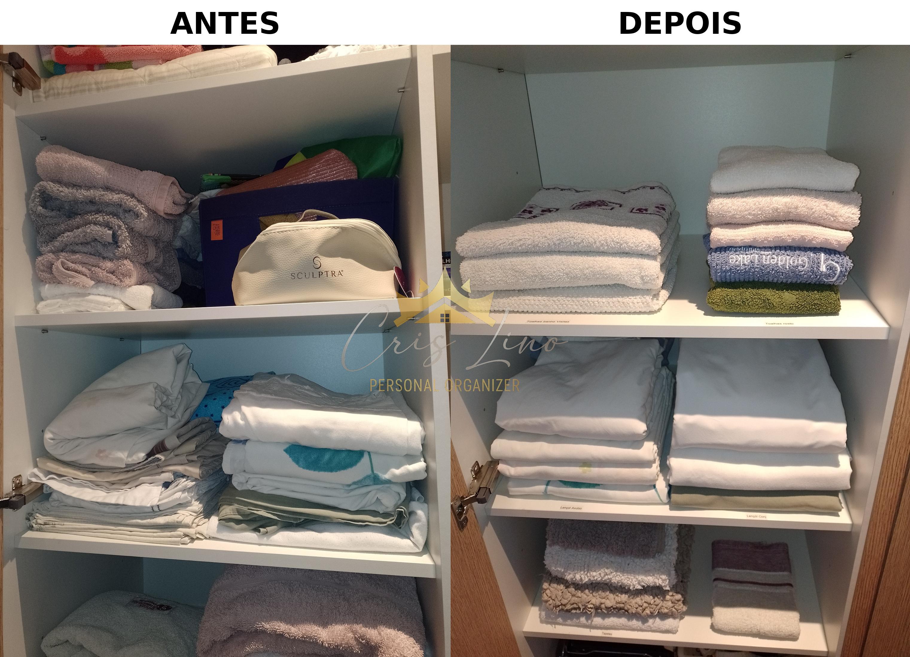 Antes e Depois - Serviço Cris Lino