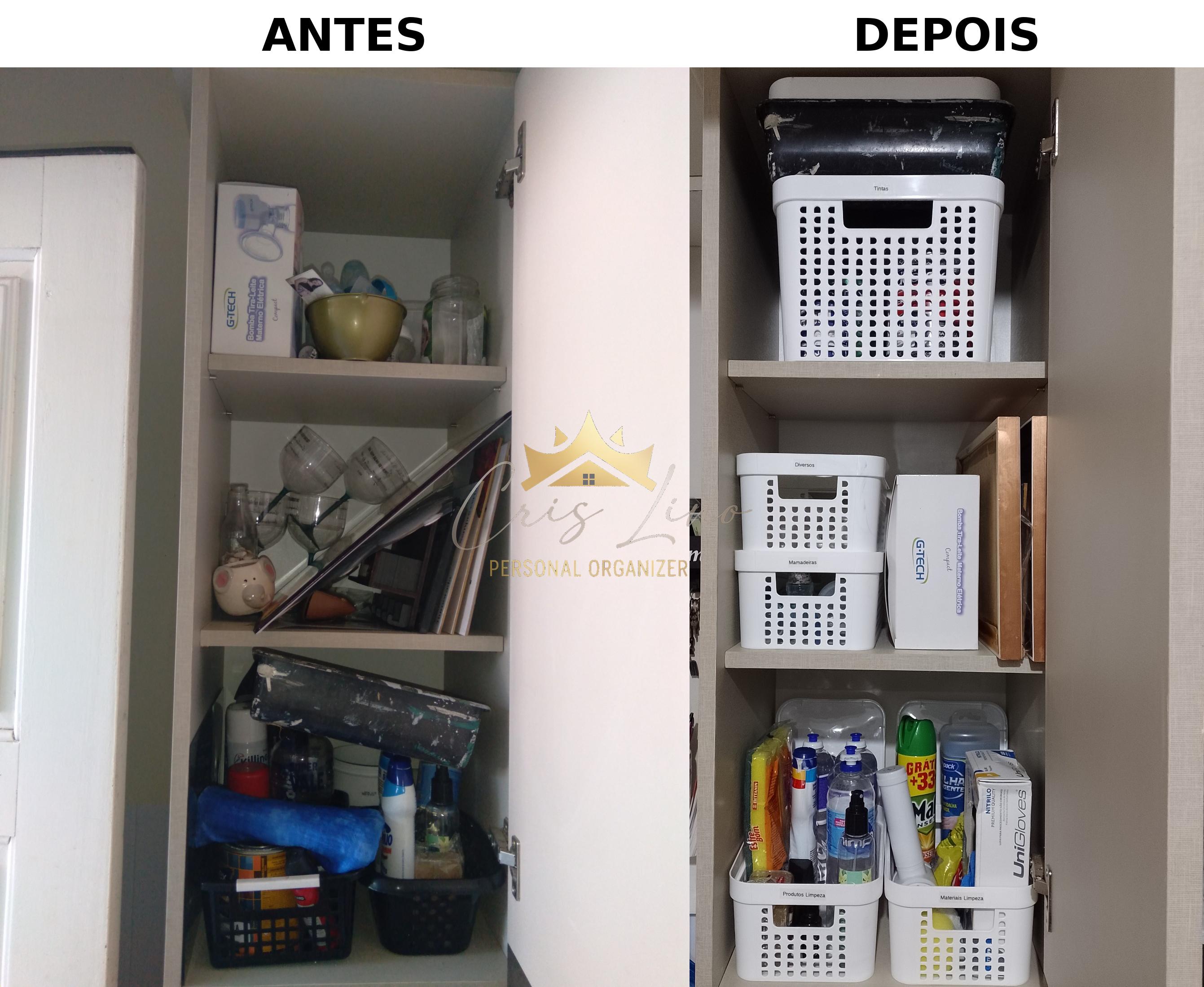 Antes e Depois - Serviço Cris Lino
